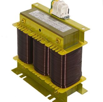 Three phase isolation transformers for medical rooms
