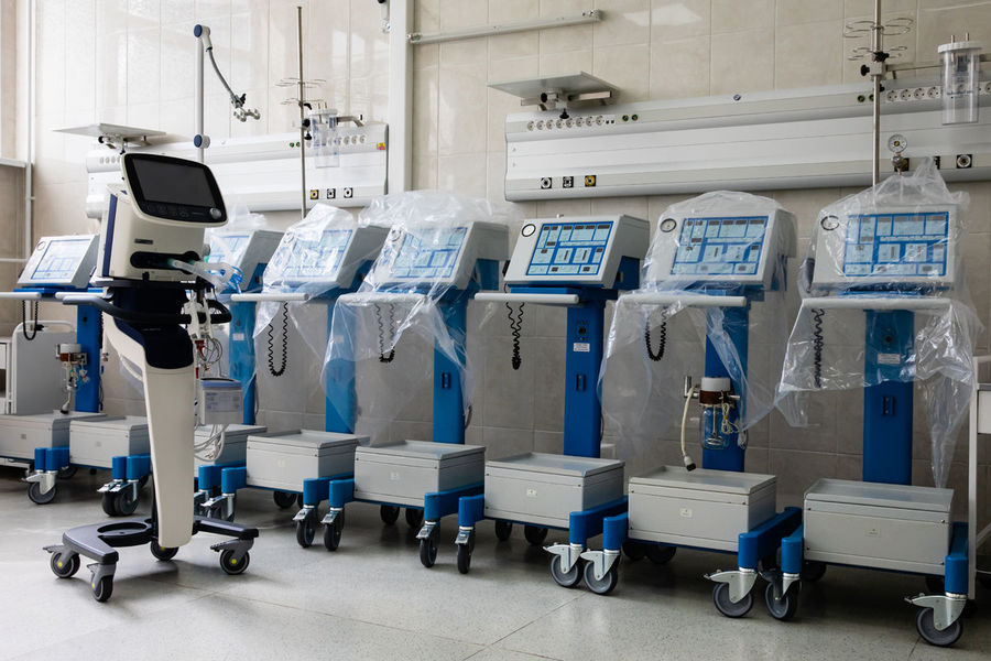 Dispositivos de ventilación pulmonar artificial