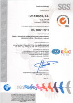 Certificado ISO 14001:2015 (2021)
